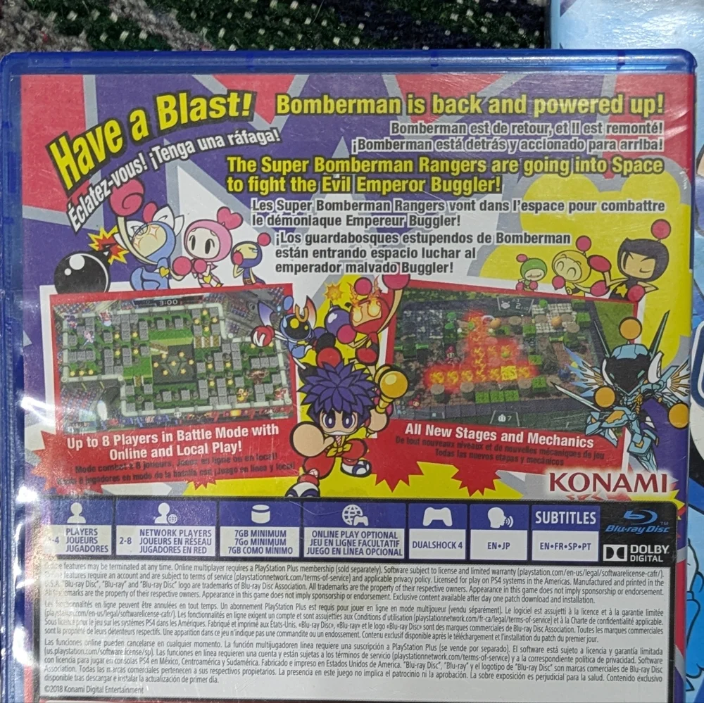 SUPER BOMBERMAN R | Shiny Edition | PS4 Game In Box | No Manual | VG+ - Picture 3 of 3